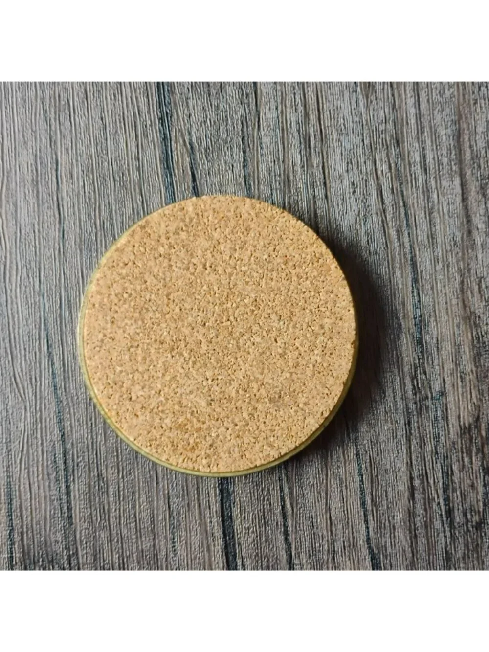 Vintage Brass Bull and Bear Coasters - Set of 7 Wall Street Leather Cork Backing